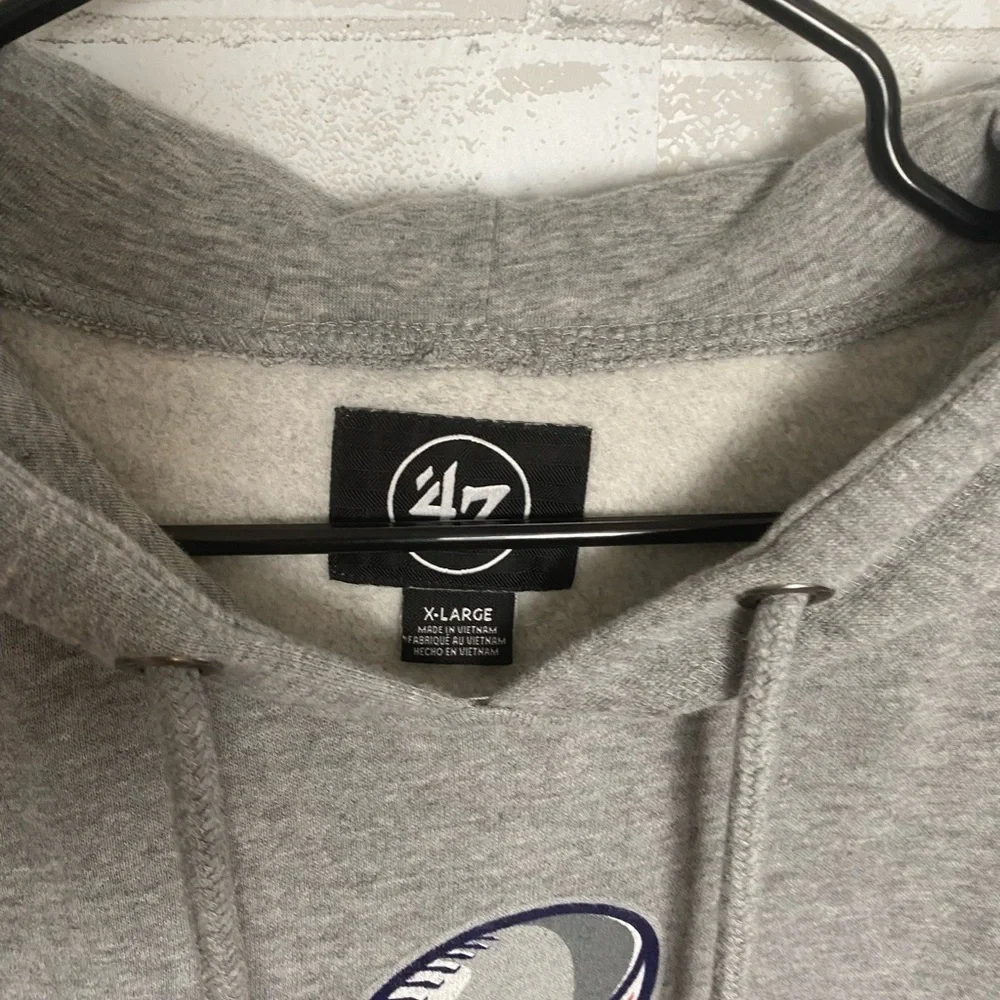 Super Bowl LVIII Gray Hoodie Size Extra Large